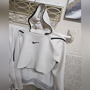 Nike Pro cream Hoodie